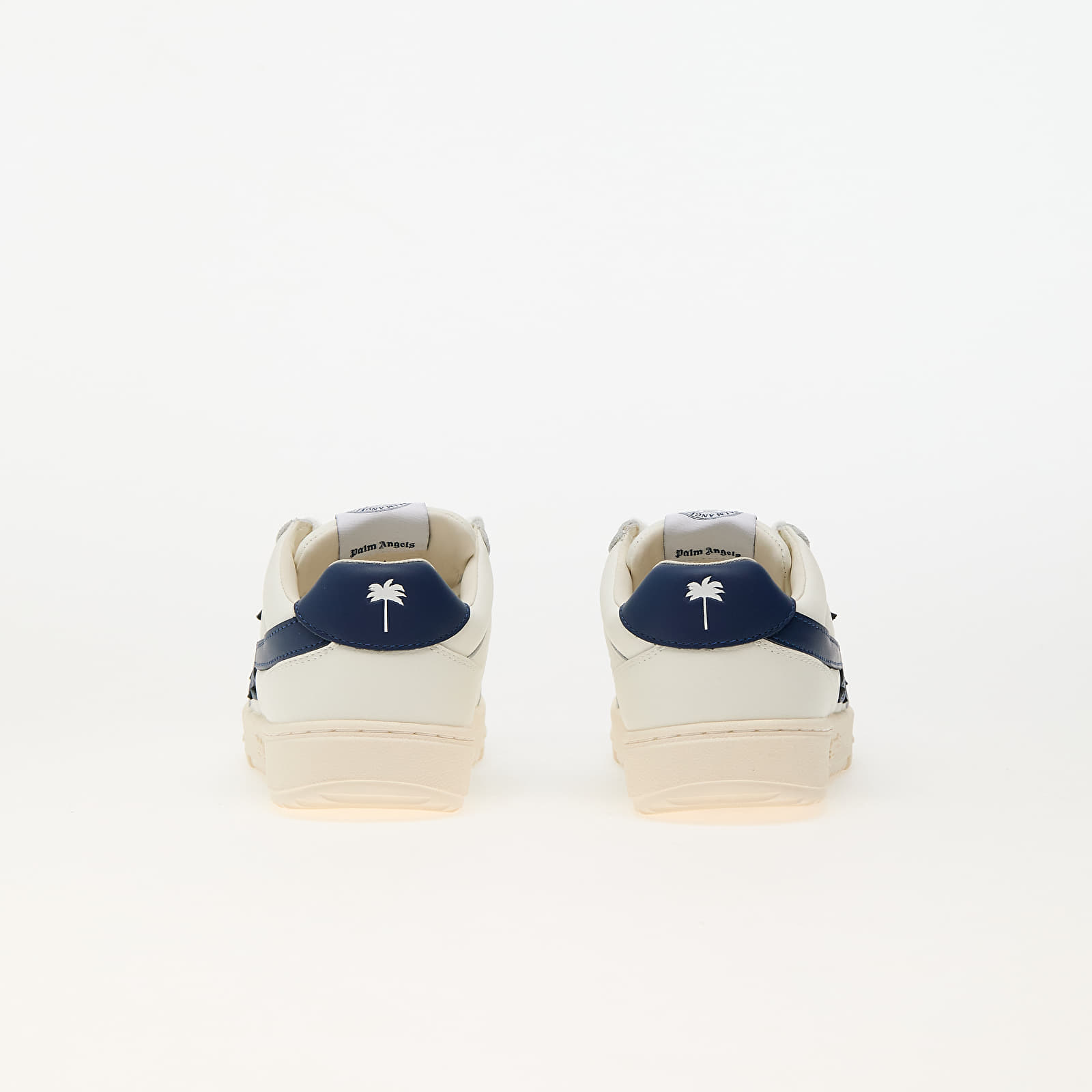 Dětské tenisky a boty Palm Angels Kids Palm Beach University Calf Sn White Blue