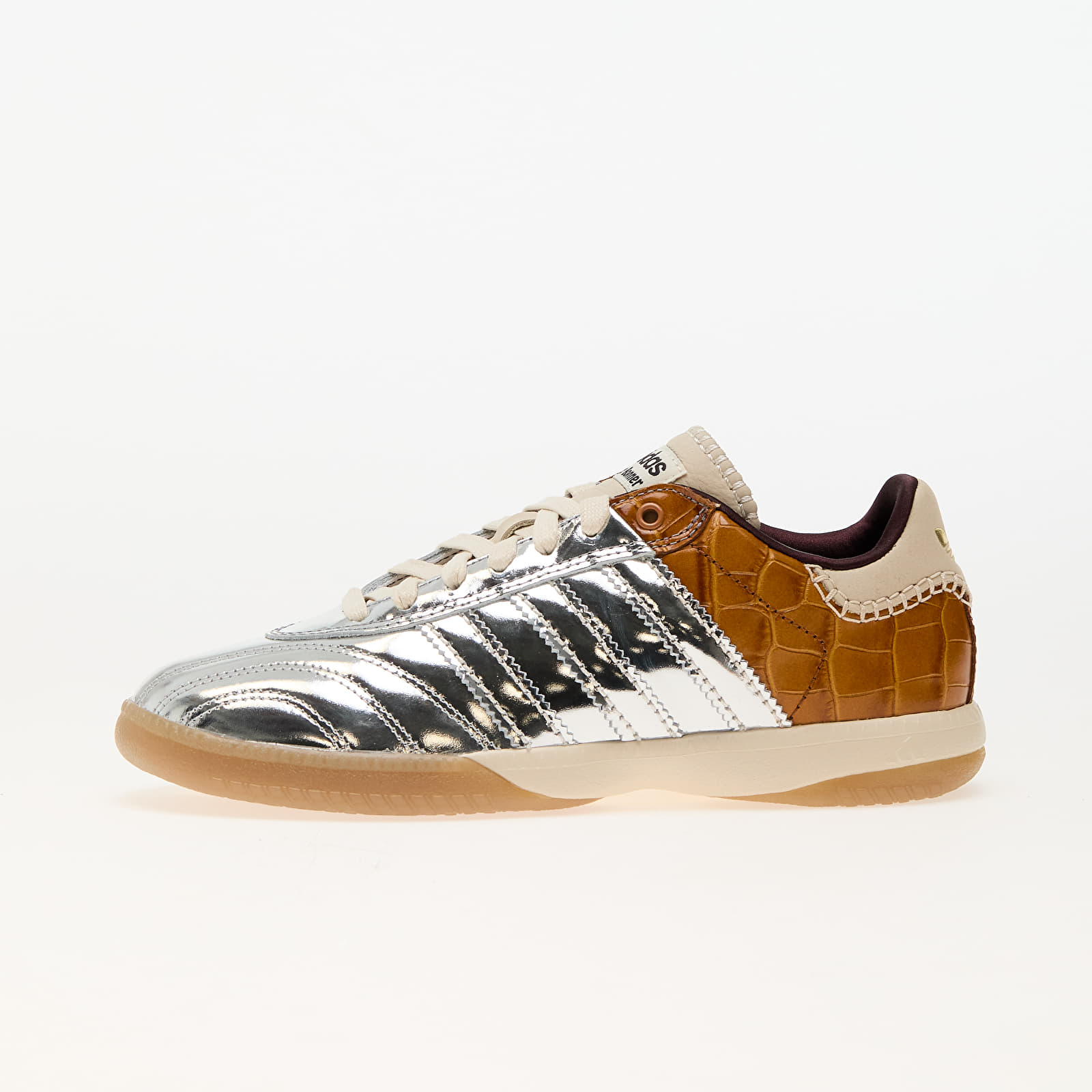 Männer adidas x Wales Bonner Mn Samba Metallic Silver Metallic/ Silver Metallic/ Easy Yellow