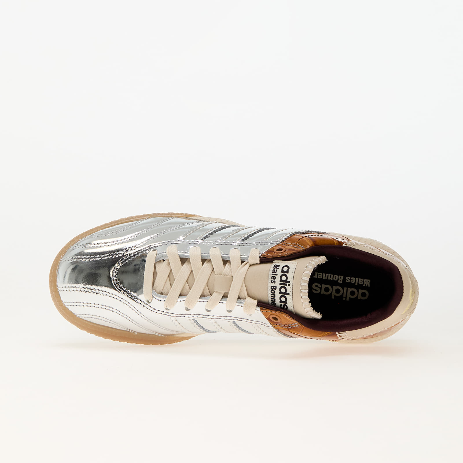 Männer adidas x Wales Bonner Mn Samba Metallic Silver Metallic/ Silver Metallic/ Easy Yellow