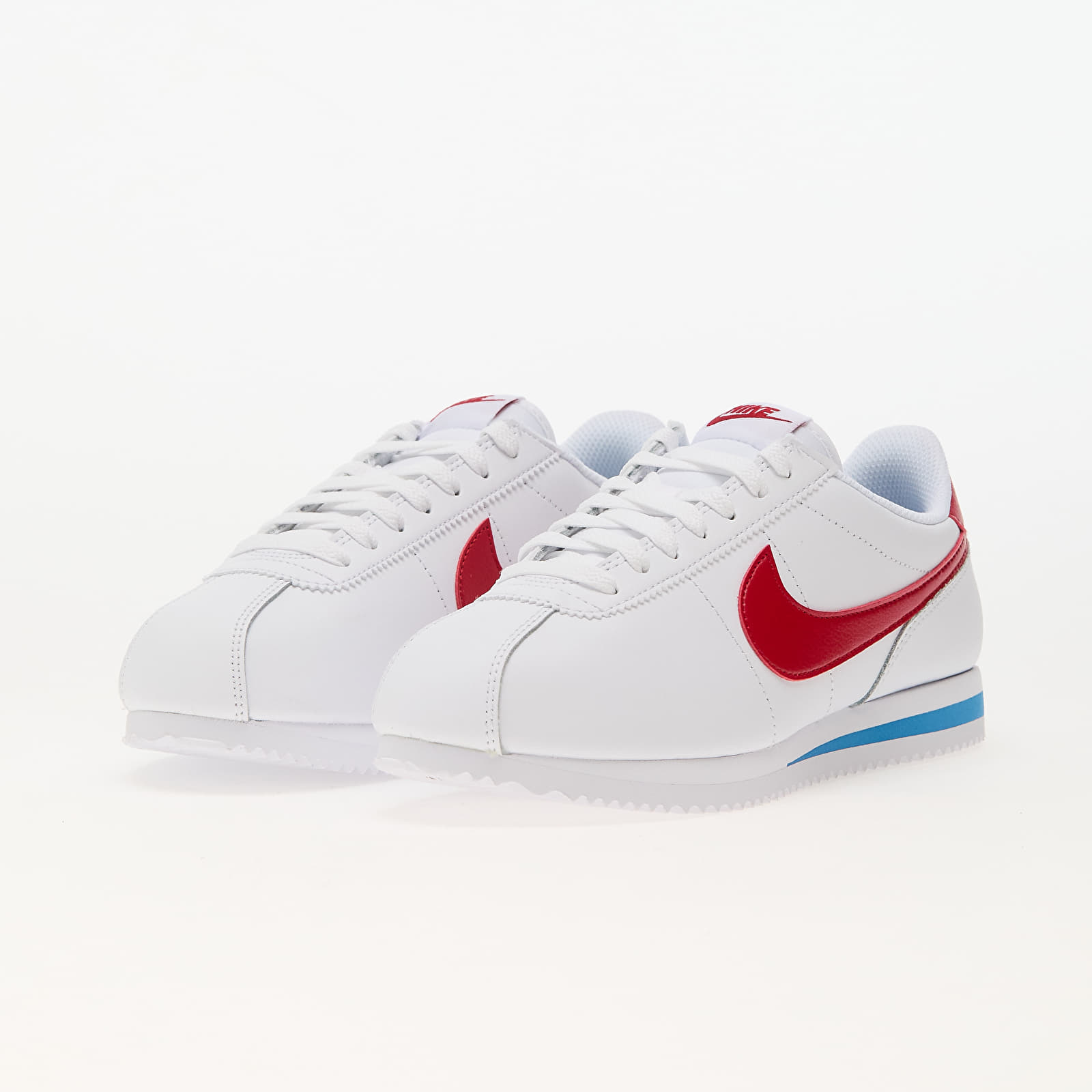 Sapatos de mulher Nike W Cortez Leather White/ Varsity Red-Varsity Blue