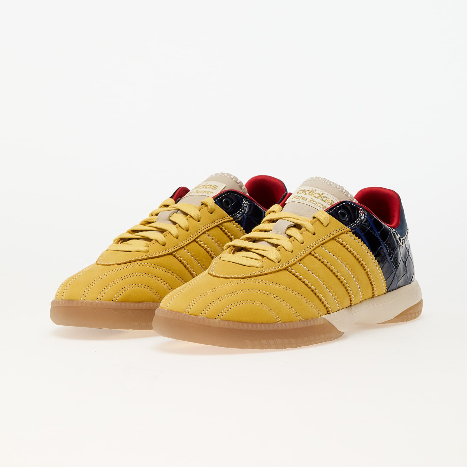 Men's shoes adidas x Wales Bonner Mn Samba Suede St Fade Gold S14/ St Fade Gold S14/ Collegiate Navy