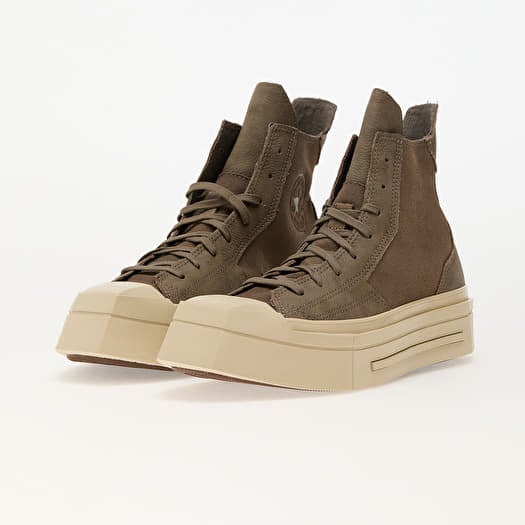 Converse Women s Chuck 70 de Luxe Squared Coffee Break Brown High Top Sneakers