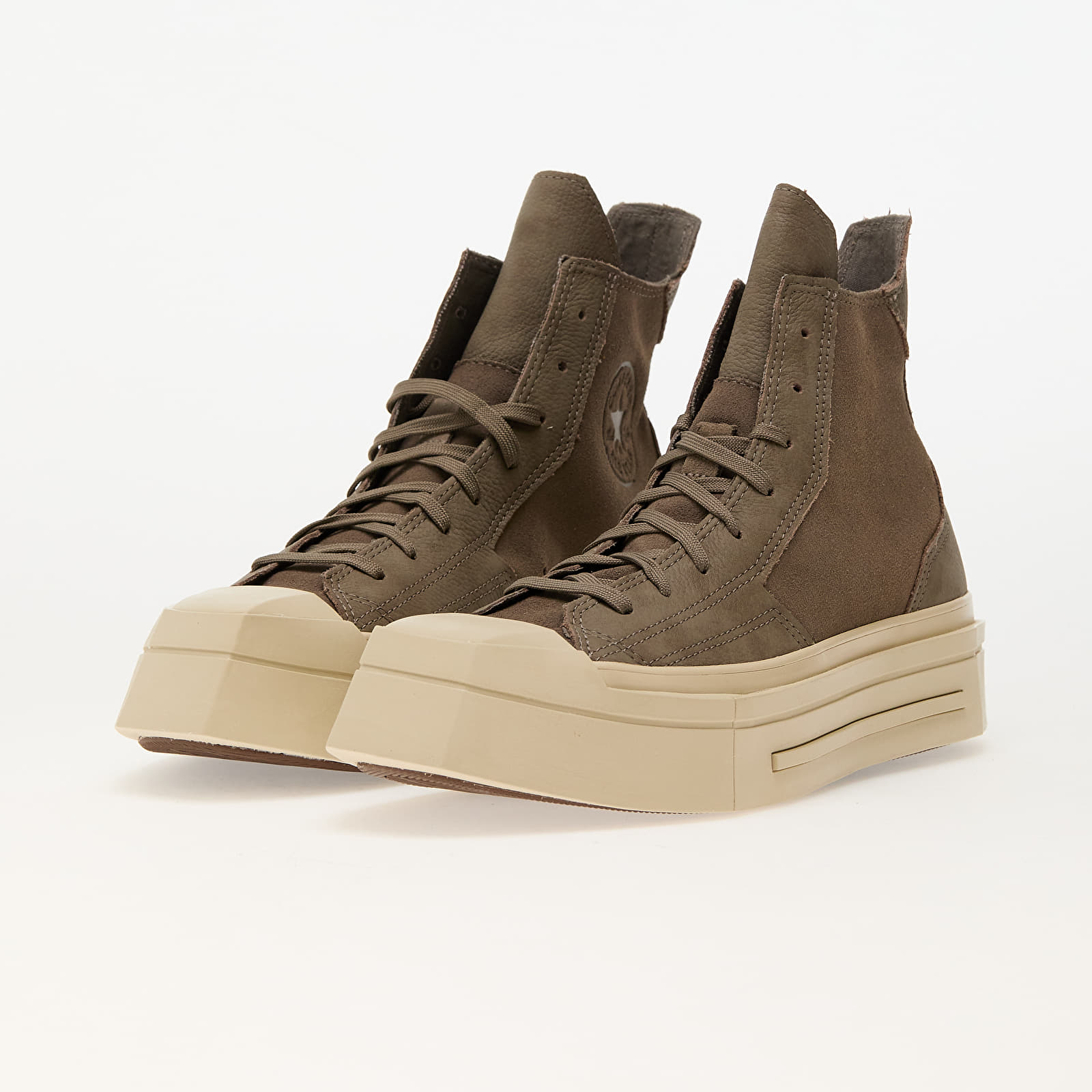 Încălțăminte și sneakerși pentru bărbați Converse Chuck 70 De Luxe Squared Coffee Break Classic Taupe/ Miso Glaze/ Egret