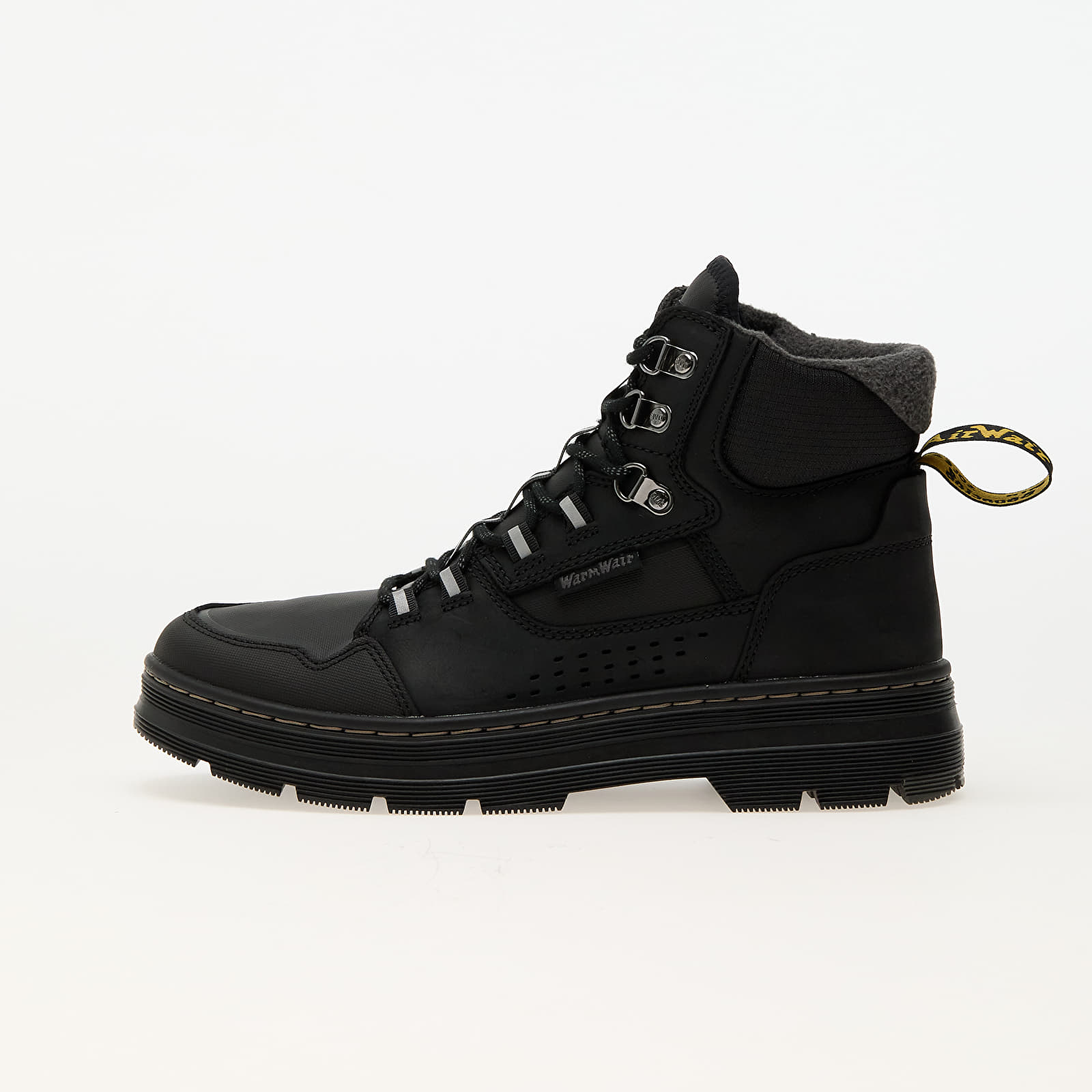 Încălțăminte și sneakerși pentru bărbați Dr. Martens Rilla Wx Black Coated Ripstop Nylon/ Poly Ripstop/ Republic Wp/ Ajax