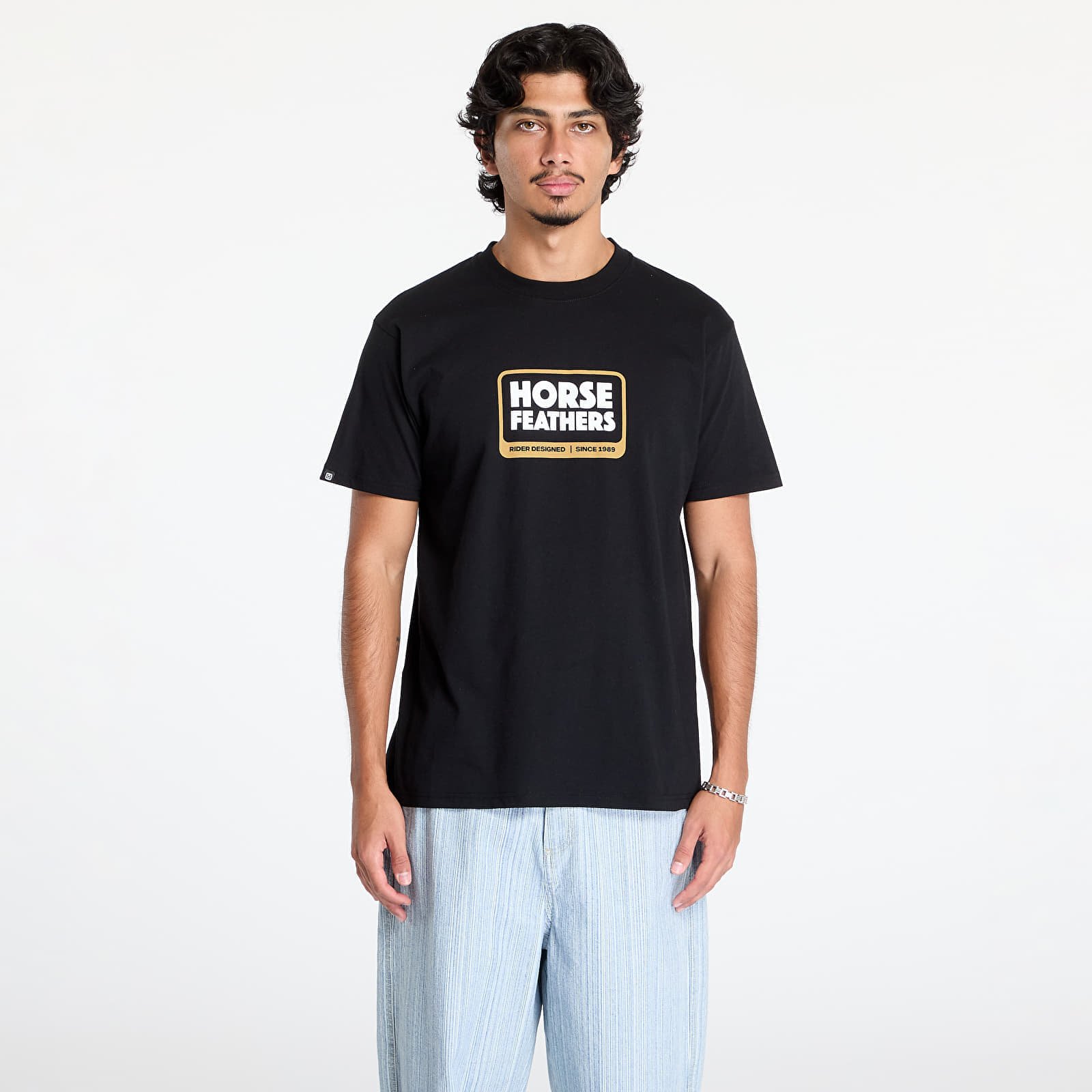 T-shirt Horsefeathers Millennium T-Shirt Black M