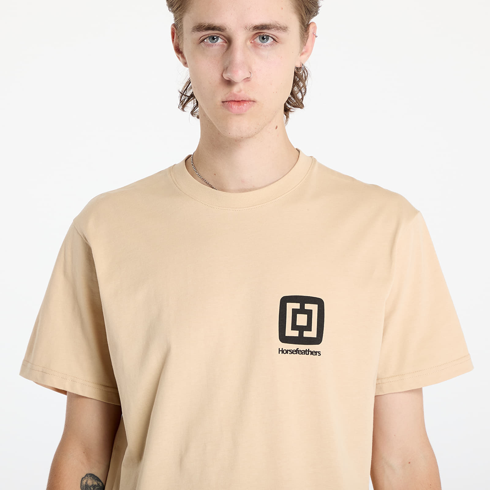 Férfi pólok Horsefeathers Mini Logo T-Shirt Mojave