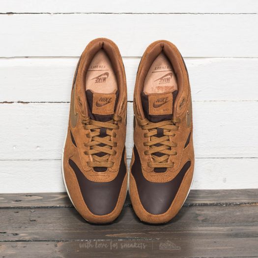 Nike air max 1 premium ltr shoes – ale brown/ale brown/sail/golden beige sale
