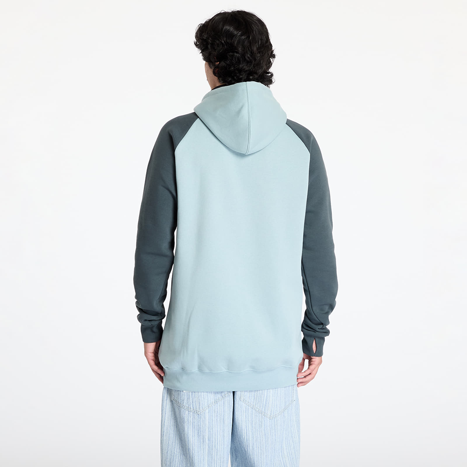 Vyriški džemperiai su gobtuvais Horsefeathers Sherman Long Sweatshirt Blue Haze