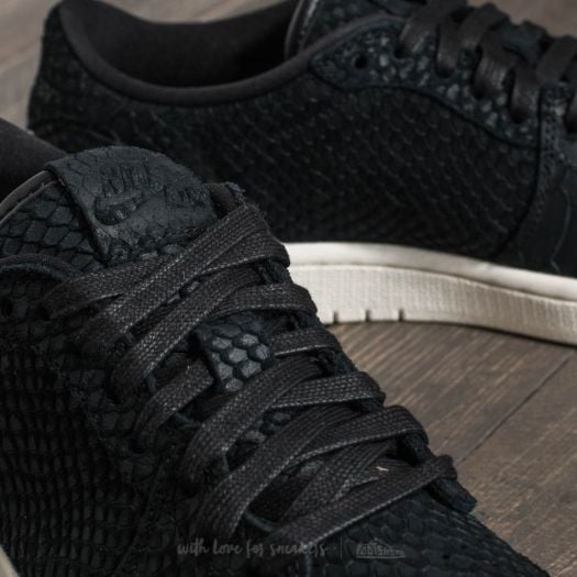 Jordan 1 low black python deals