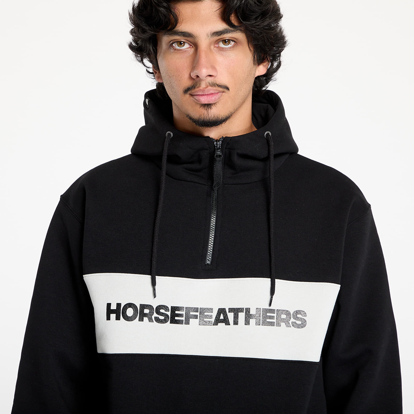 Hanorac Horsefeathers Fulton Sweatshirt Black - 1 | YEO