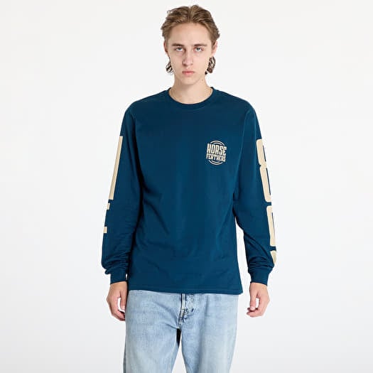 Horsefeathers Tall Typo Long Sleeve T-Shirt Pond