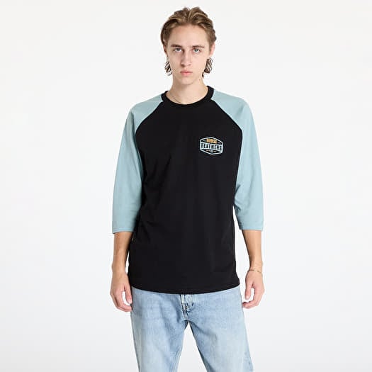 Horsefeathers Hexagon II Raglan T-Shirt Black