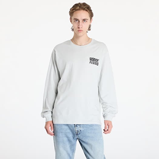 Horsefeathers Distort Long Sleeve T-Shirt Cement