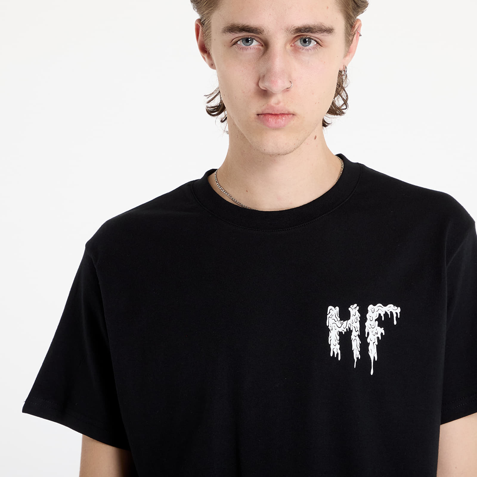 Tricou Horsefeathers Acid Bath T-Shirt Black - 1 | YEO