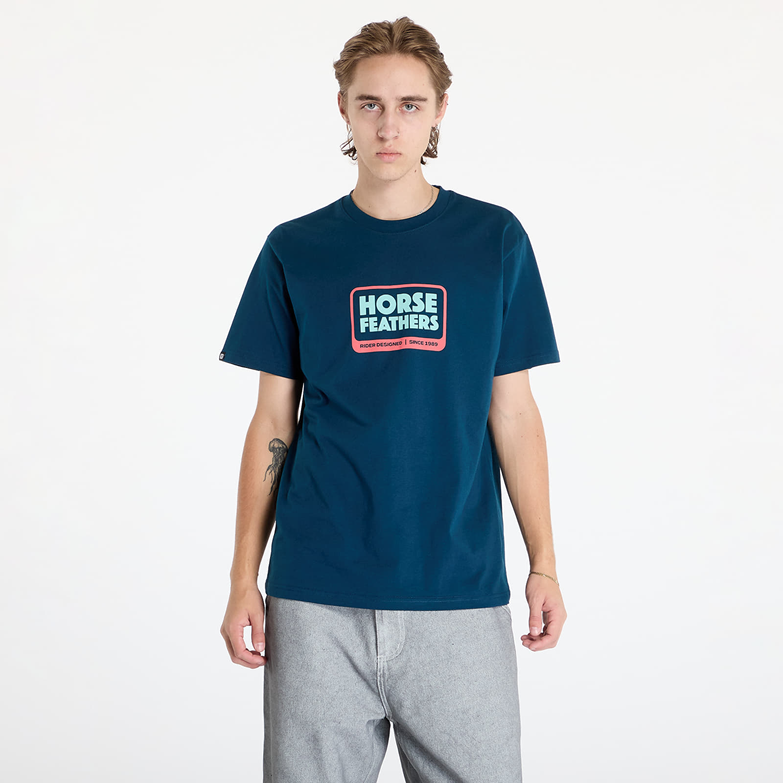 Miesten T-paidat Horsefeathers Millennium T-Shirt Pond