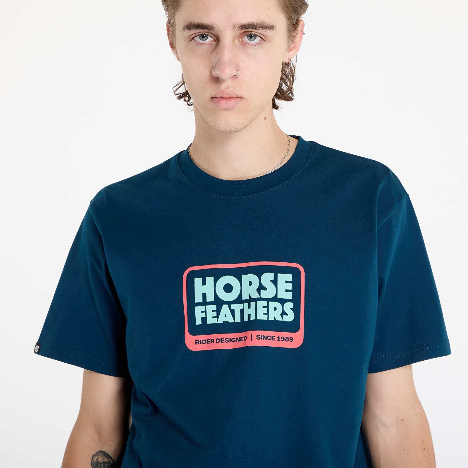 Miesten T-paidat Horsefeathers Millennium T-Shirt Pond