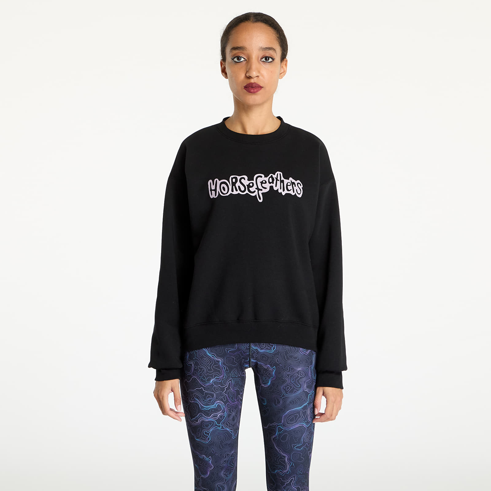 Bluzy z kapturem Horsefeathers Angela Sweatshirt Black