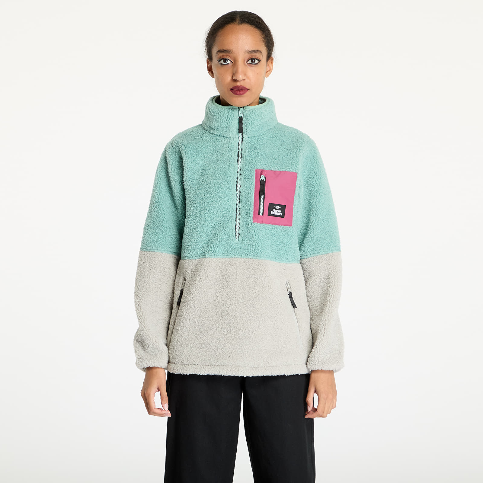 Női kapucnis pulcsik Horsefeathers Elvira Sweatshirt Blue Haze