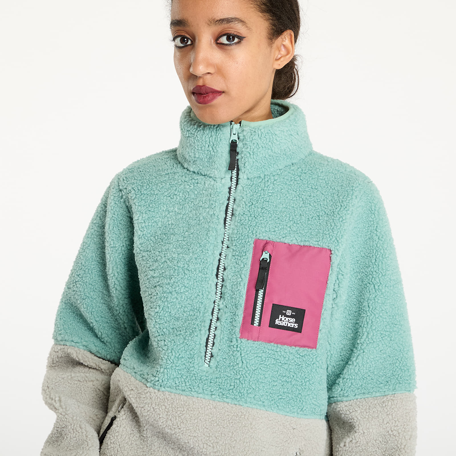 Női kapucnis pulcsik Horsefeathers Elvira Sweatshirt Blue Haze