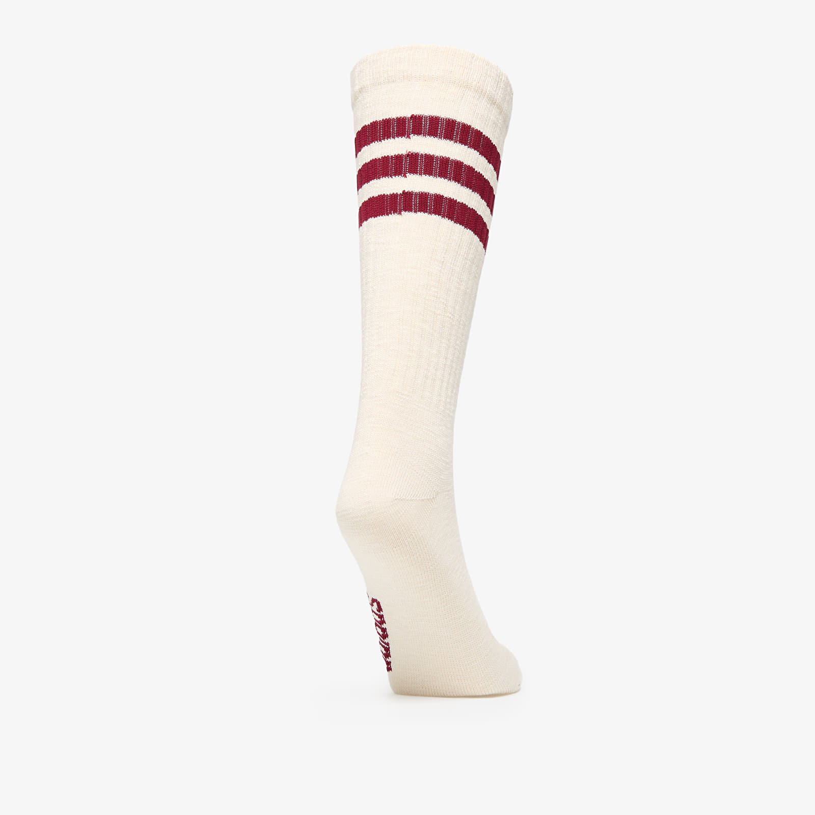 Socken adidas x Wales Bonner 3 Stripes Socks 2-Pack Wonder White/ Core Burgundy