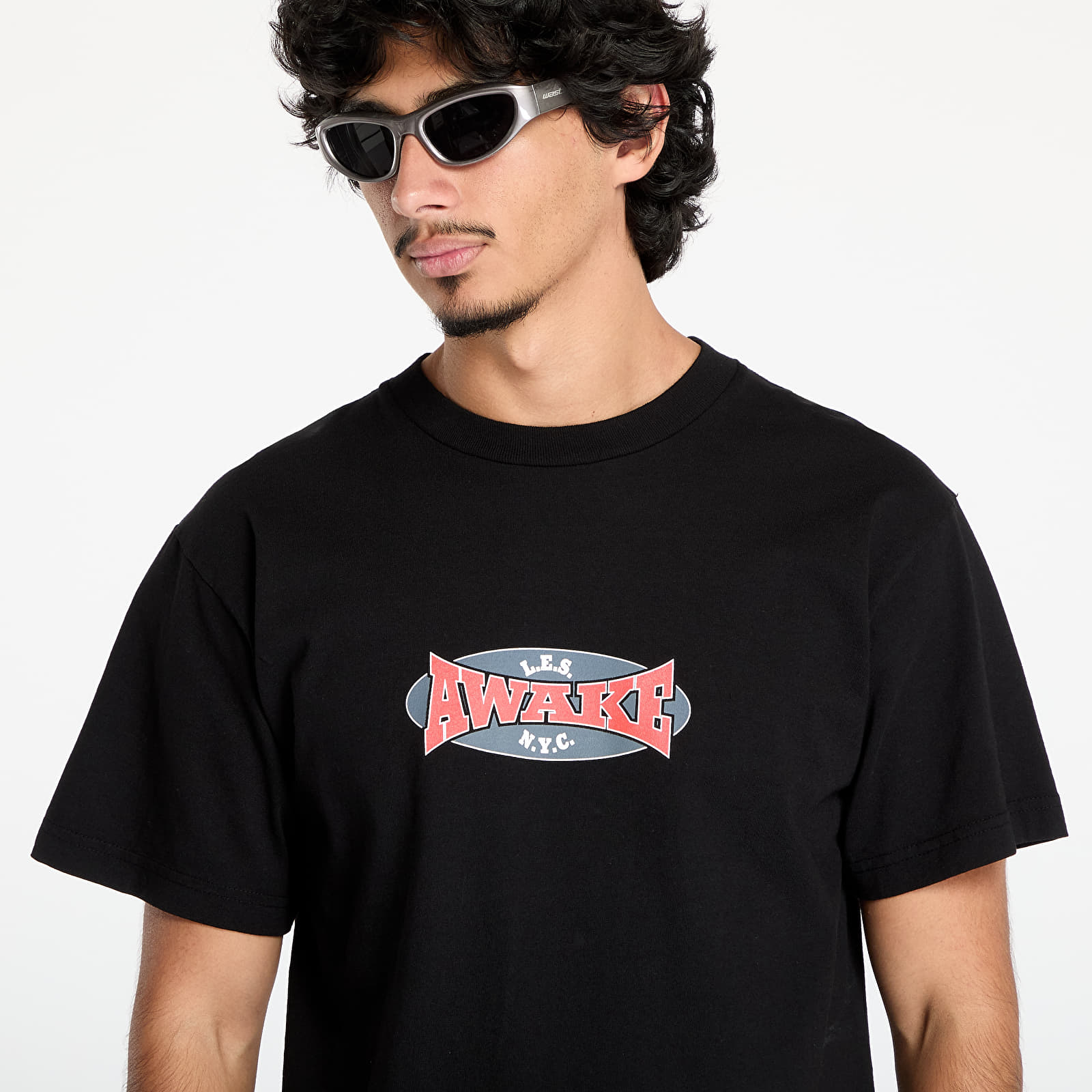 Magliette da uomo Awake NY Les Ny Tee Black