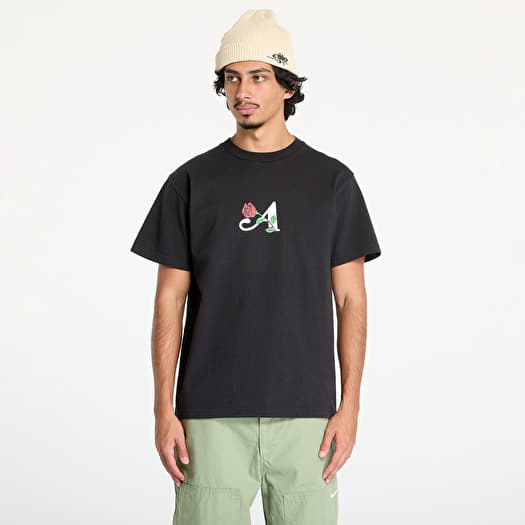 Awake NY Flower Classic Tee Washed Black