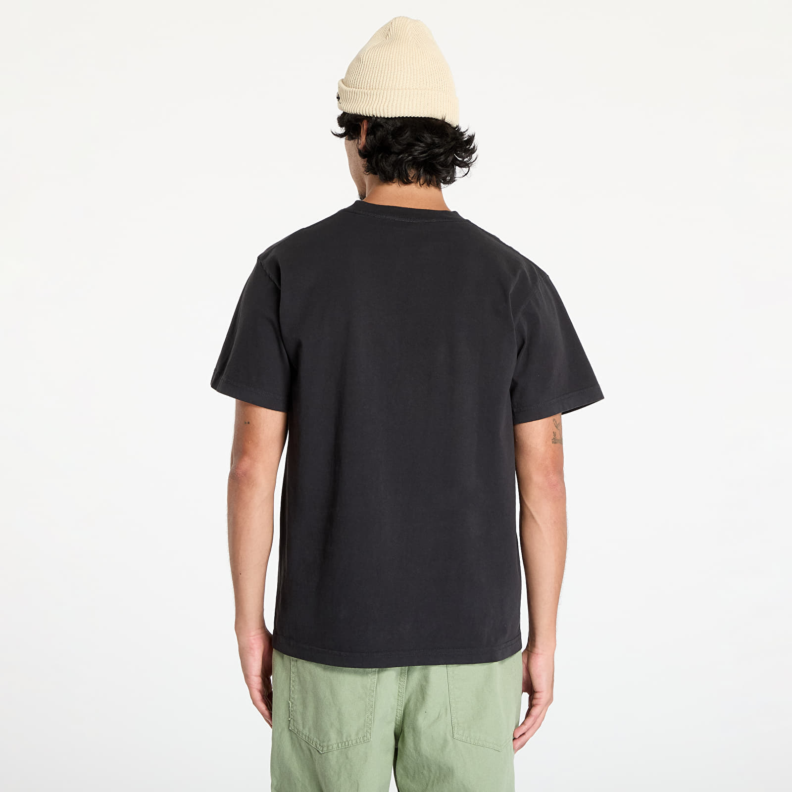 Miesten T-paidat Awake NY Flower Classic Tee Washed Black
