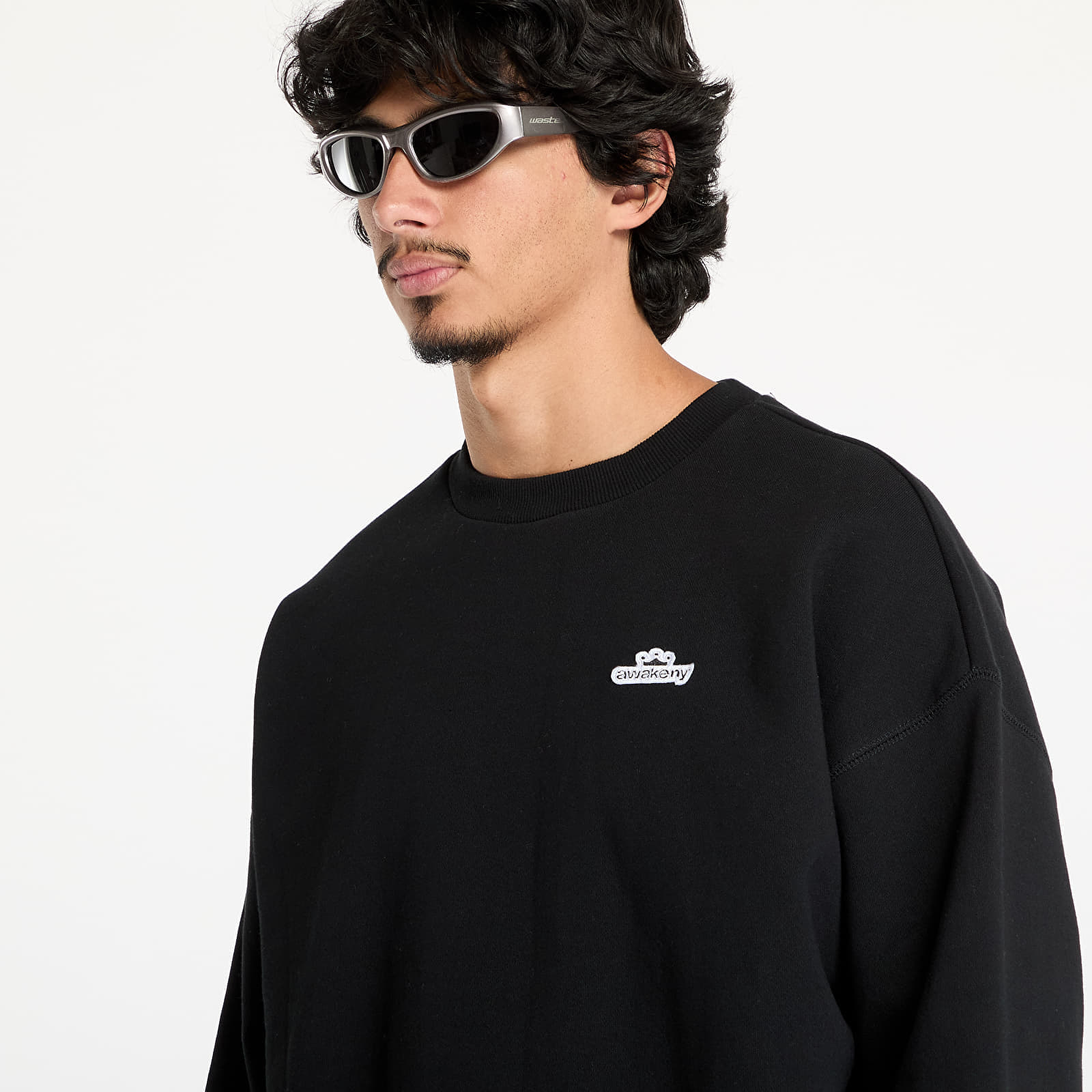 Hanorac Awake NY Crown Logo Crewneck Black - 1 | YEO