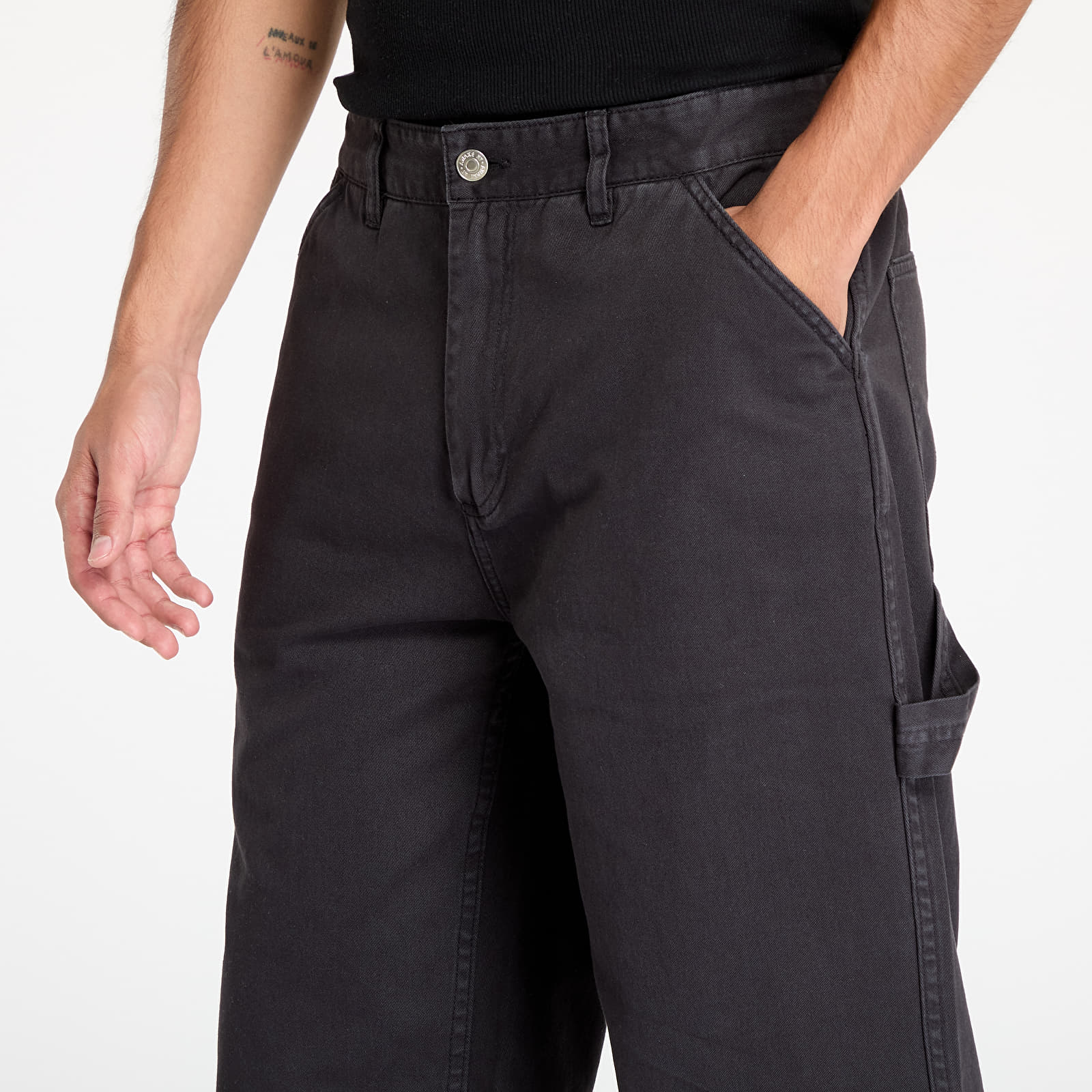 Pánske nohavice Awake NY Painter Pant Washed Black