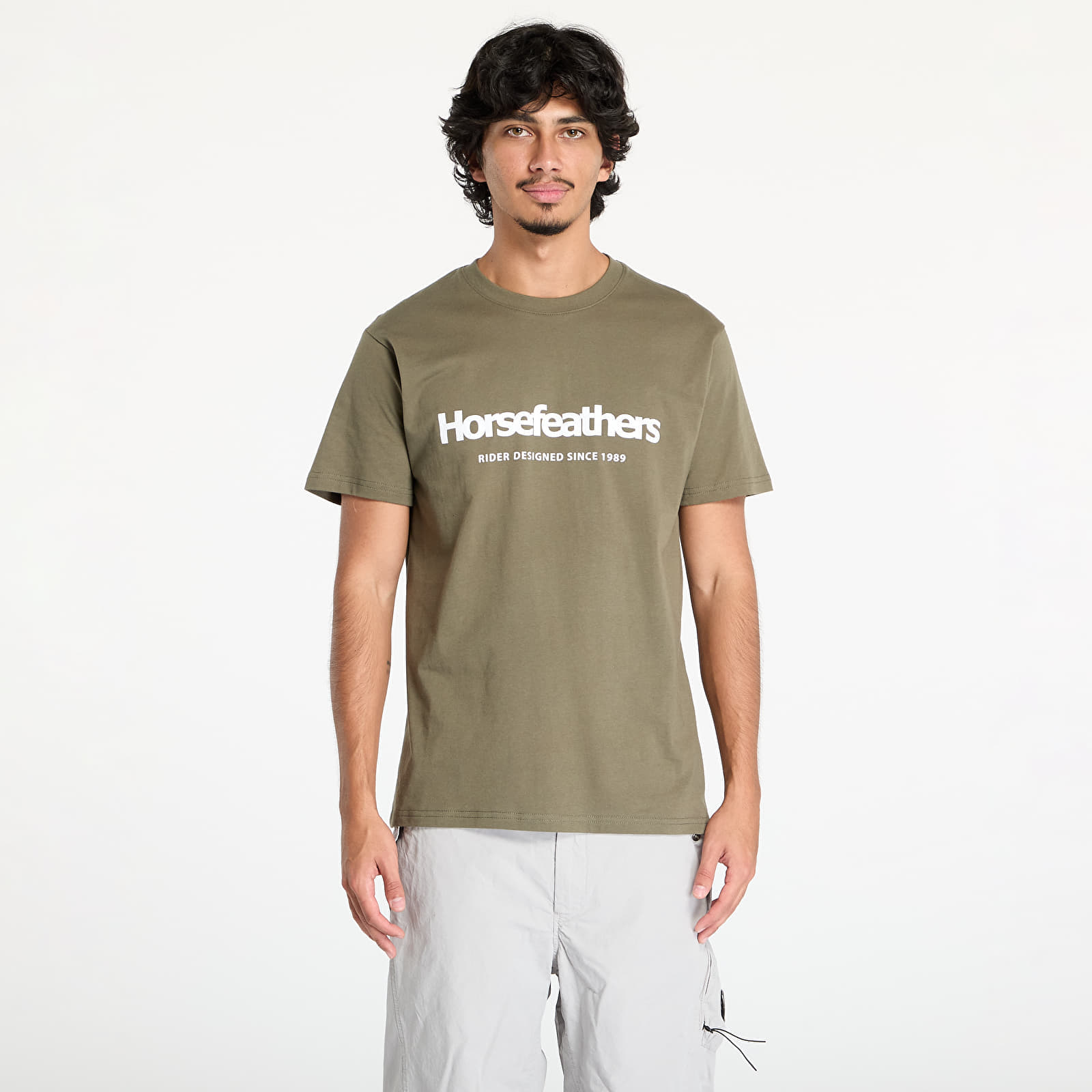 T-shirt Horsefeathers Quarter T-Shirt Burnt Olive L