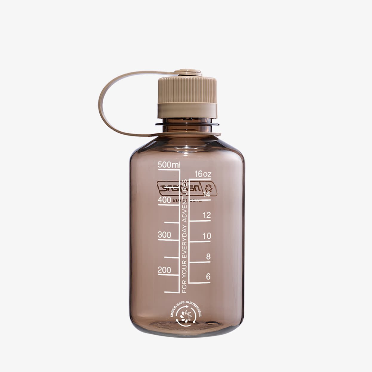 Fľaše na pitie Nalgene 500ml Narrow Mouth Sustain Water Bottle Mocha