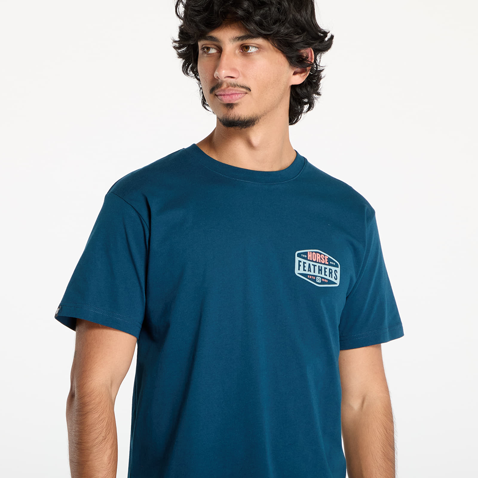 Men's T-shirts Horsefeathers Hexagon II T-Shirt Pond
