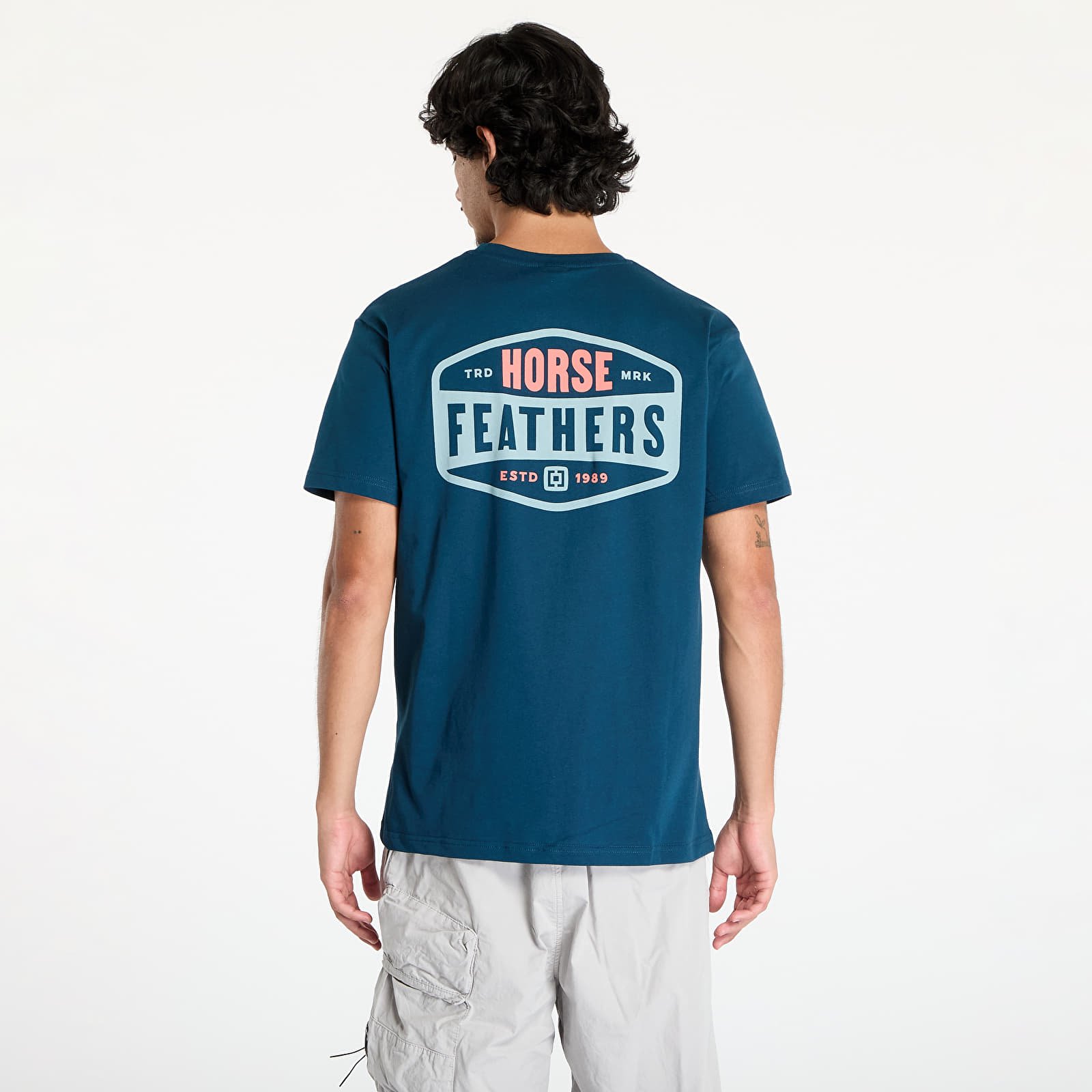 Men's T-shirts Horsefeathers Hexagon II T-Shirt Pond