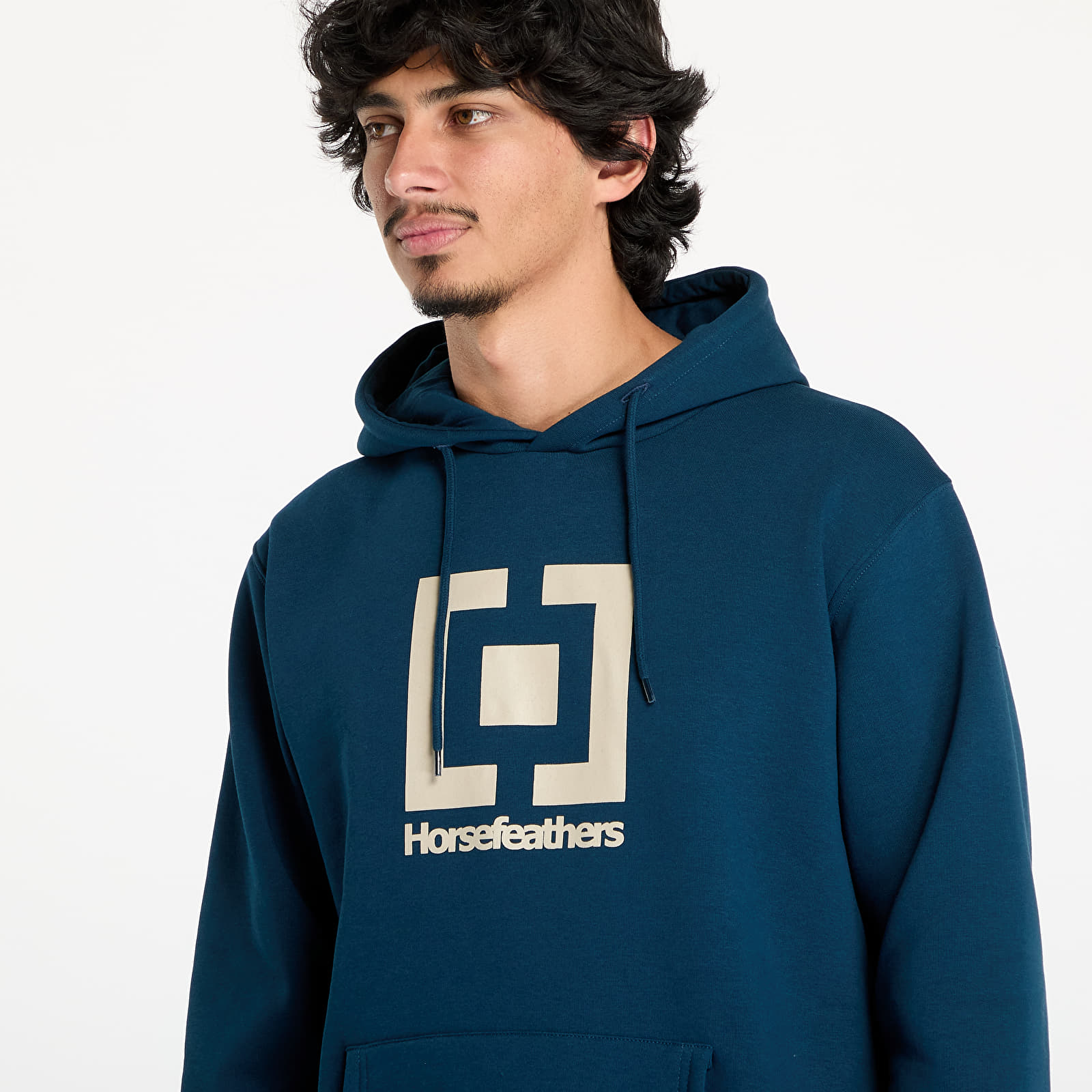 Bluzy z kapturem Horsefeathers Leader Sweatshirt Pond