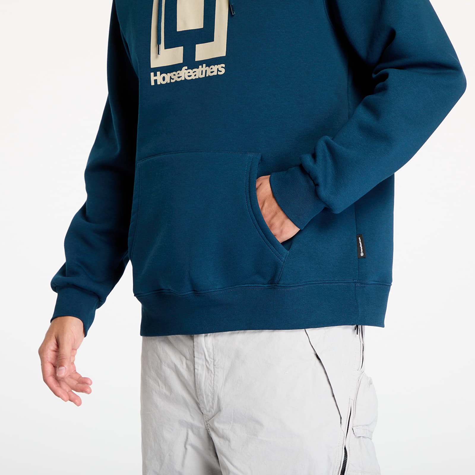 Bluzy z kapturem Horsefeathers Leader Sweatshirt Pond