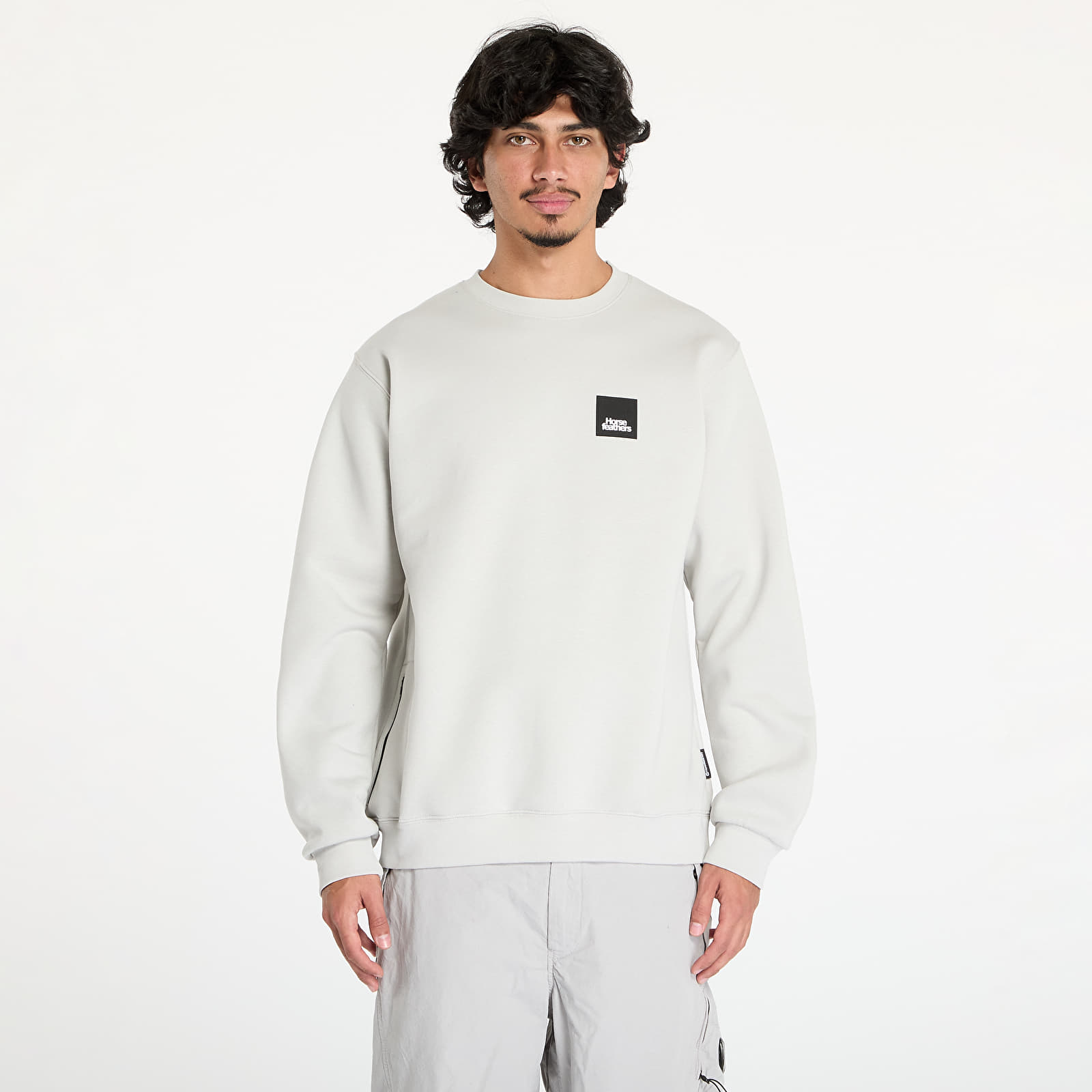 Мужские худи Horsefeathers Dunk Sweatshirt Cement