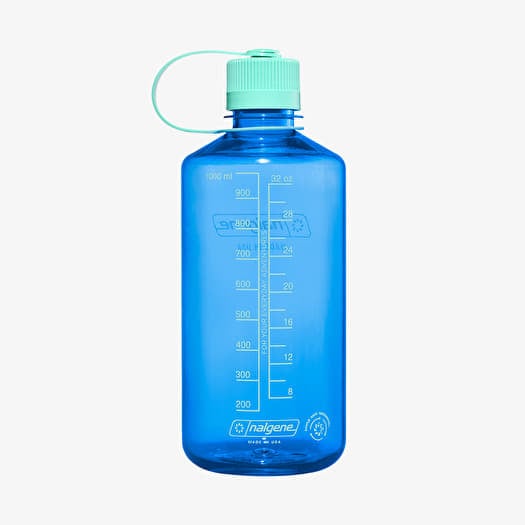 Nalgene 1000ml Narrow Mouth Sustain Water Bottle Cornflower Blue