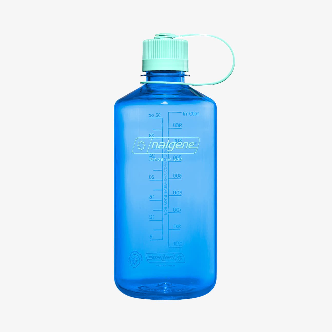 Ivópalackok Nalgene 1000ml Narrow Mouth Sustain Water Bottle Cornflower Blue