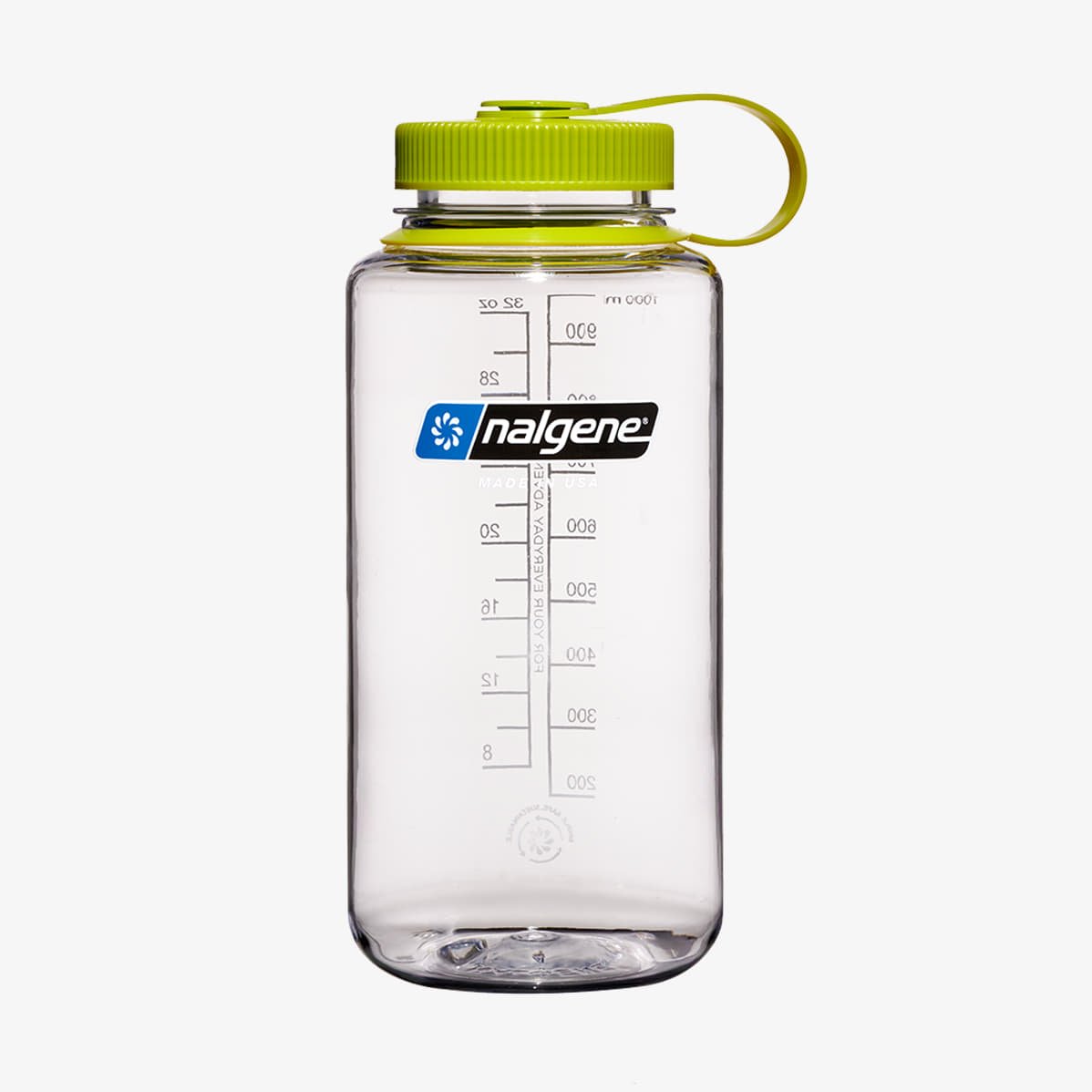 Trinkflaschen Nalgene Wide-Mouth 1000ml Sustain Bottle Clear