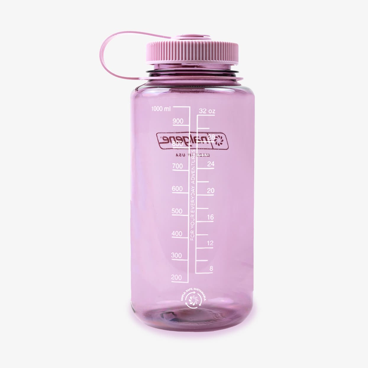 Bottiglie per bere Nalgene 1000ml Wide Mouth Sustain Water Bottle Cherry Blossom