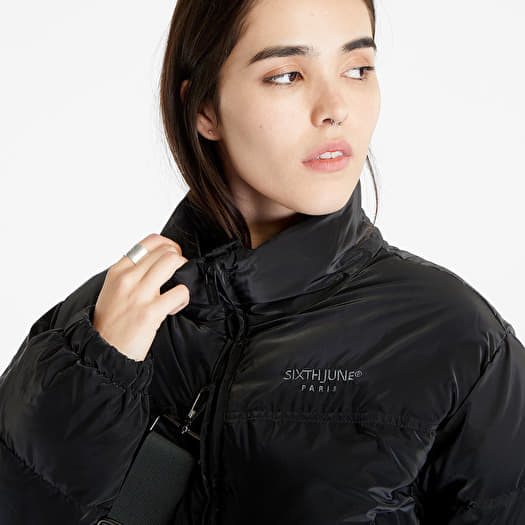 Women s jackets coats Sixth June Outerwear Down Jacket Black Footshop