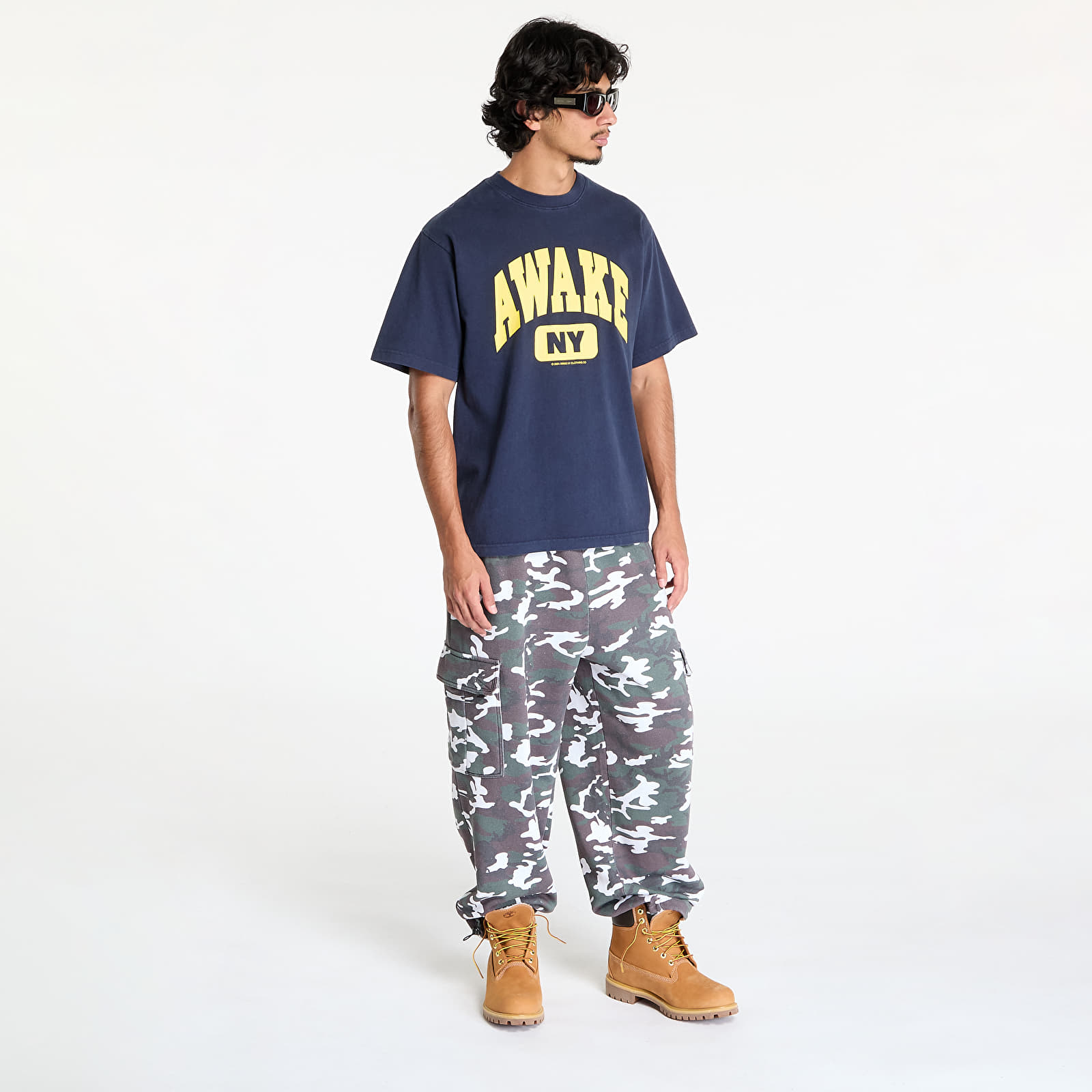 Moške majice  Awake NY Varsity Tee Navy