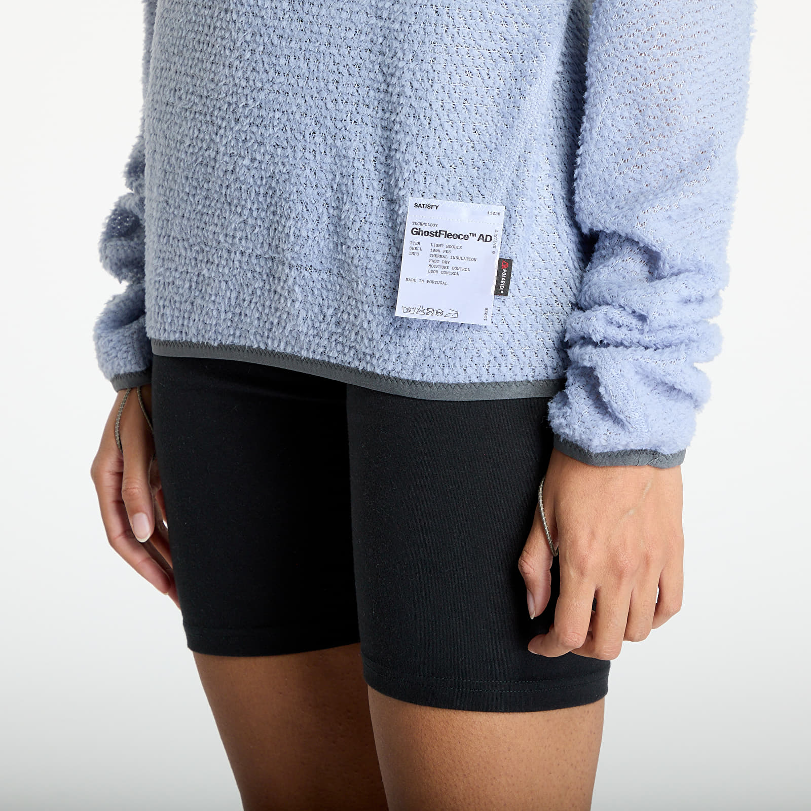 Kapucnis pulóverek és pulcsik Satisfy GhostFleece AD Light Hoodie UNISEX Stone