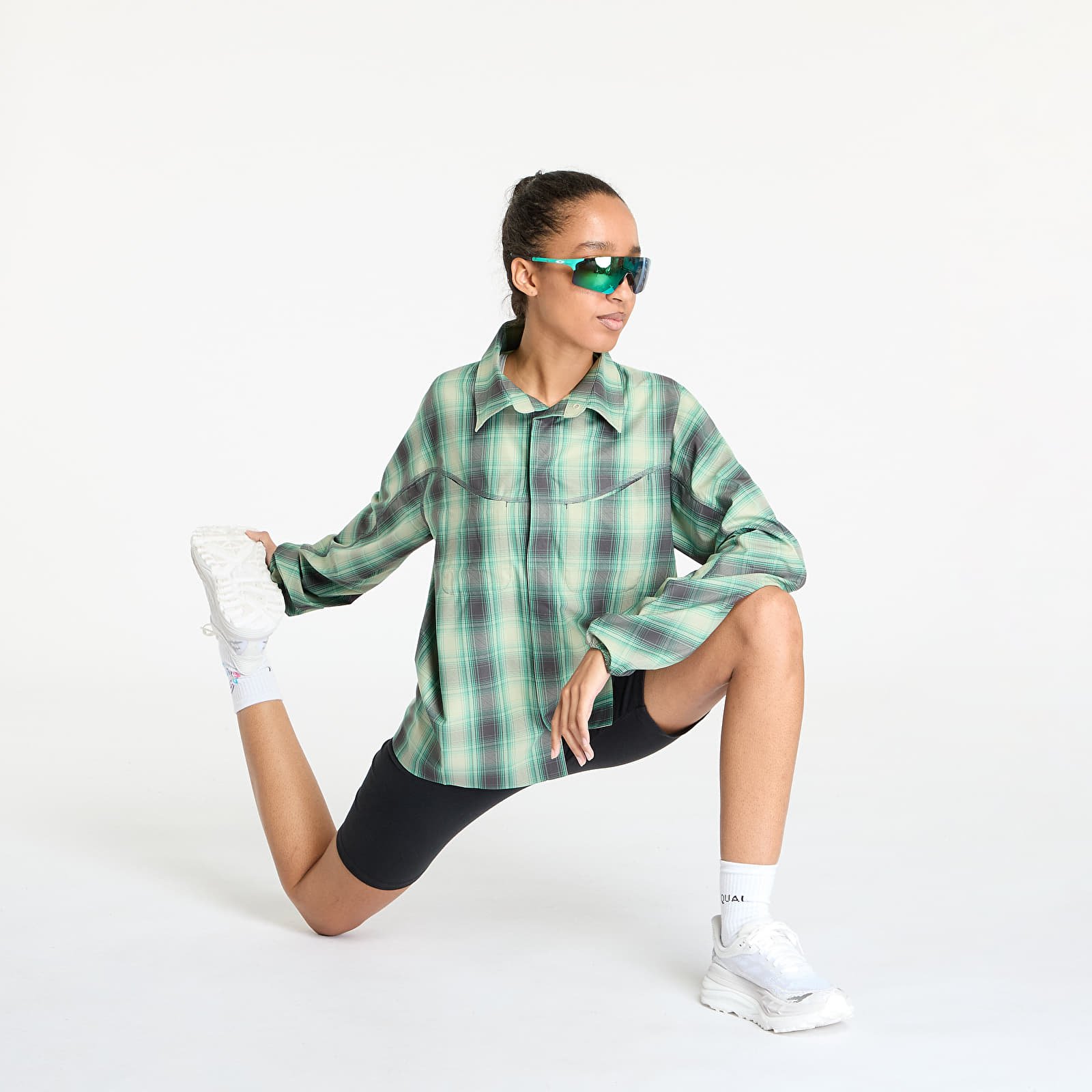 Shirts Satisfy PeaceShell River Shirt UNISEX Check Green