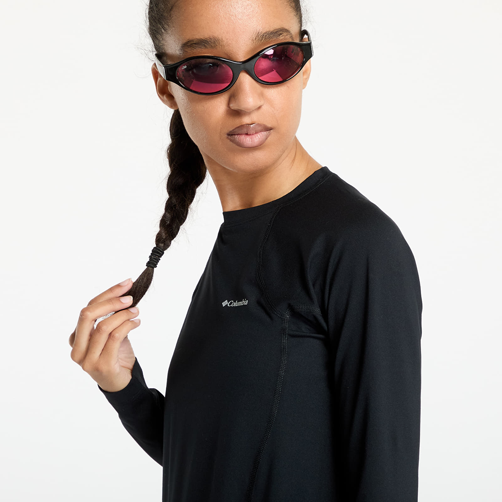 Γυναικεία μπλουζάκια Columbia Midweight Stretch Long Sleeve Top Black