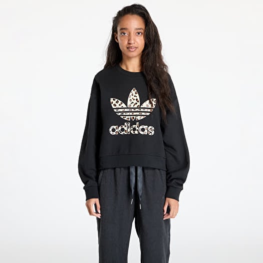 adidas Leopard Sweatshirt Black
