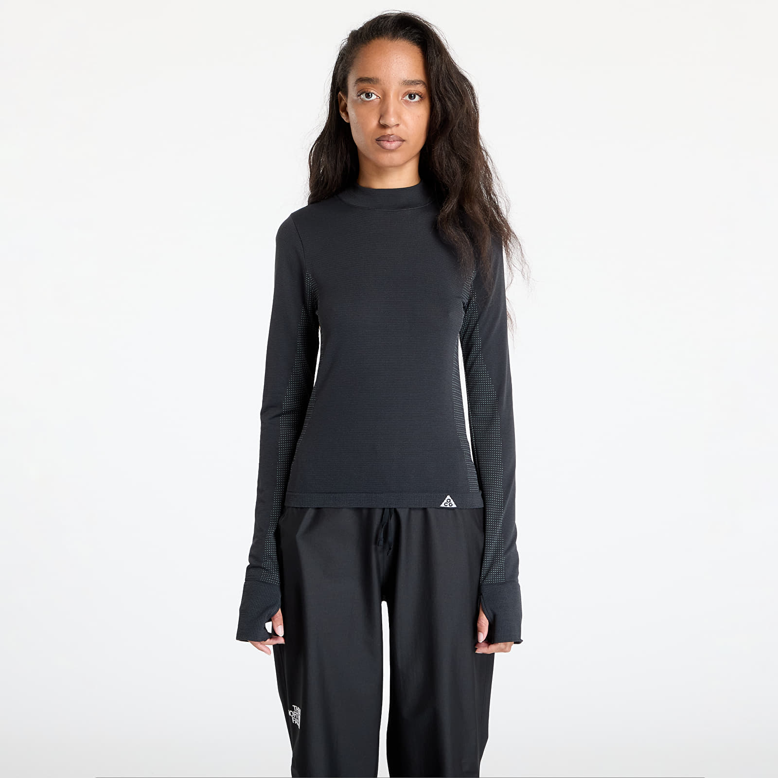 Pólók Nike ACG "Delta River" Women's Dri-FIT ADV Base Layer Long-Sleeve Top Black/ Cool Grey