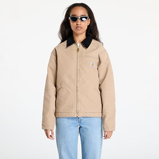 Carhartt WIP OG Detroit Jacket UNISEX Peanut/ Black Aged Canvas
