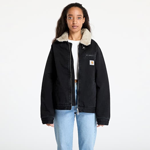 Carhartt WIP Herald Jacket UNISEX Black/ Wall Stone Washed