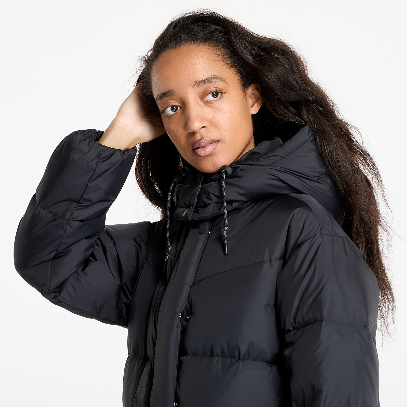 Jacken für Frauen Levi's® Western Long Bubble Puffer Black